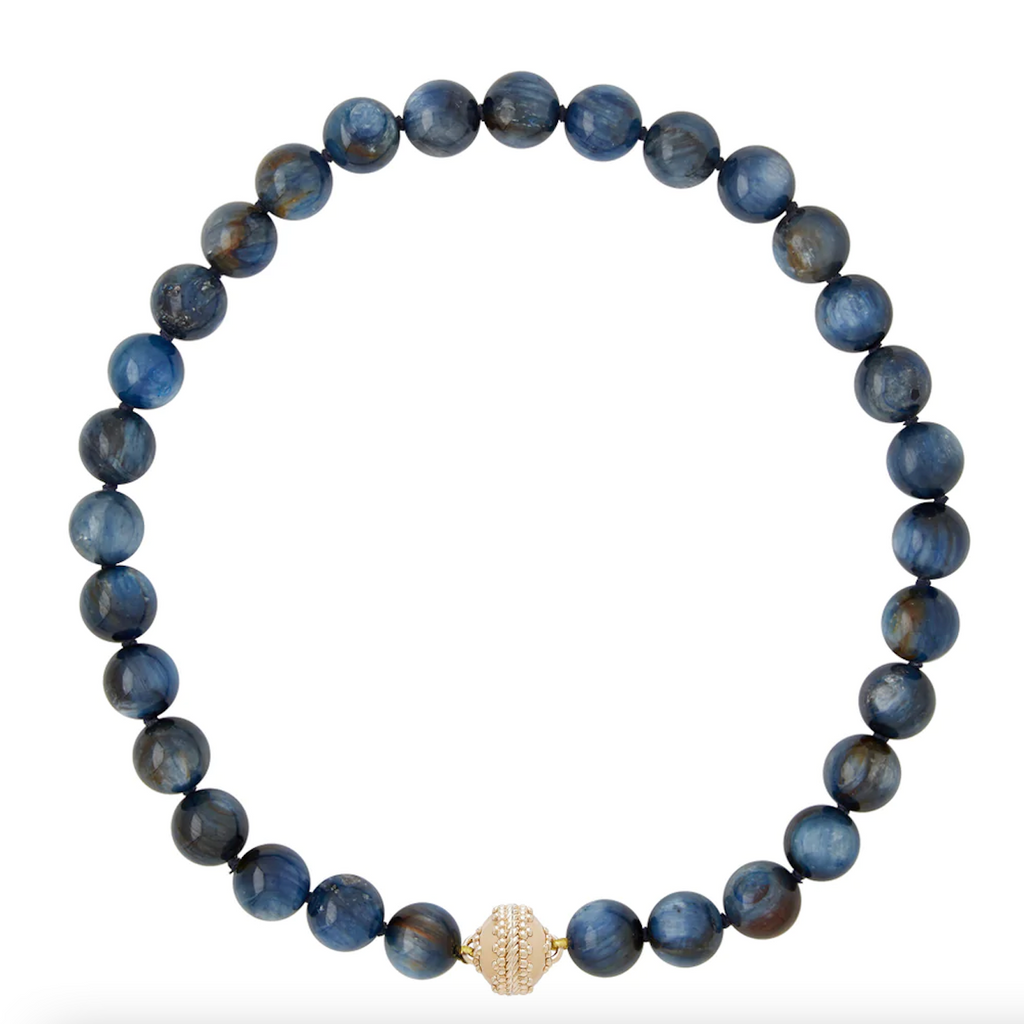 CLA Victoire Blue Kyanite 12mm Necklace