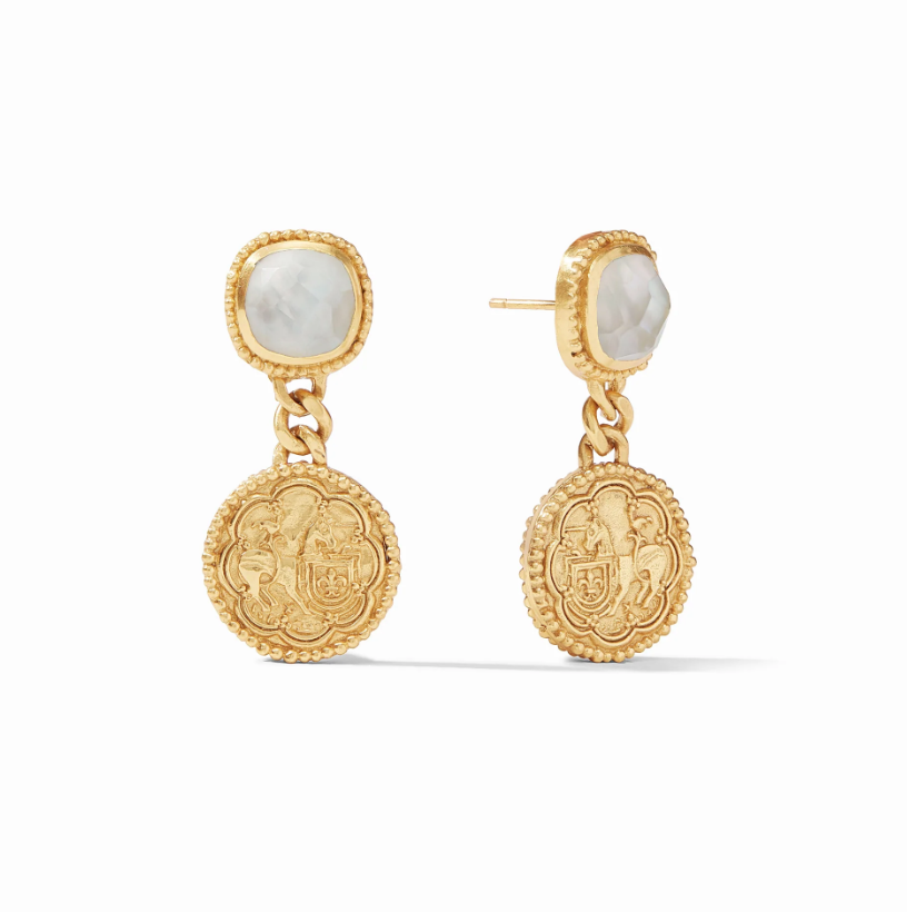 Trieste Coin Statement Earring